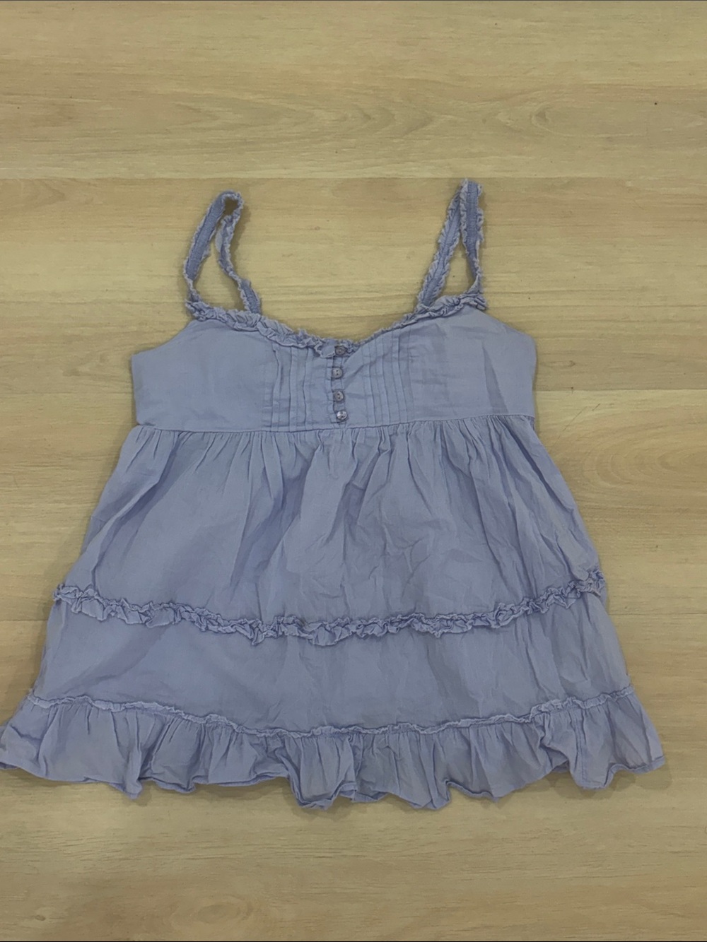 Kimchi Blue Urban Outfitters Babydoll Tank Top - Purple Blue